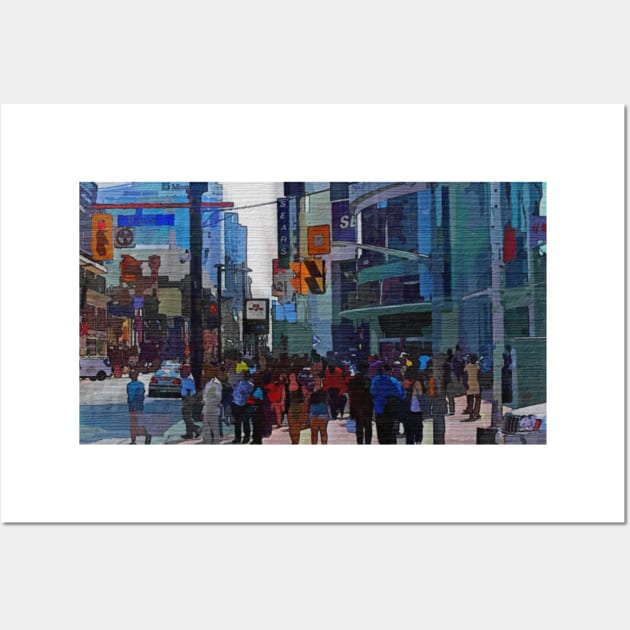 Toronto Dundas Square 3-Available As Art Prints-Mugs,Cases,Duvets,T Shirts,Stickers,etc Wall Art by born30